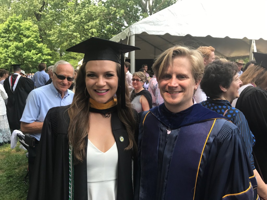Haberman Lab graduates celebrating in 2018