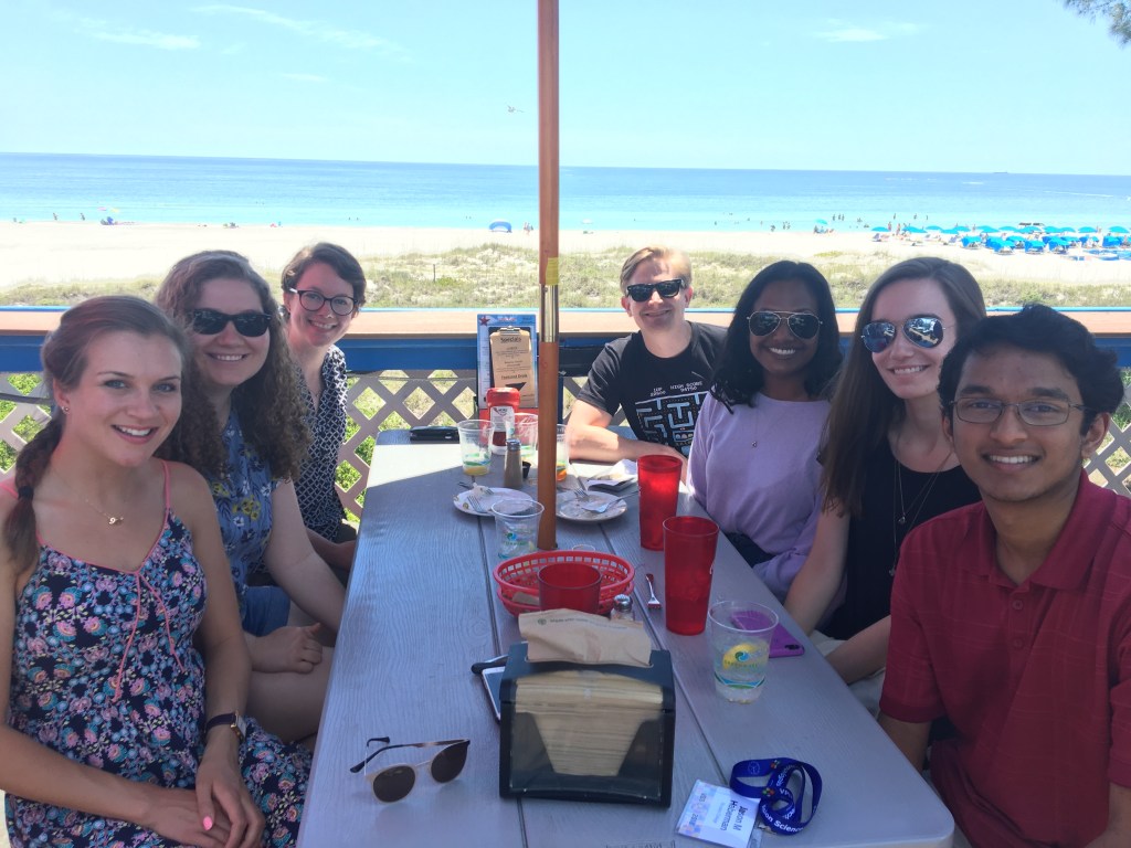 Haberman Lab members together at VSS 2018