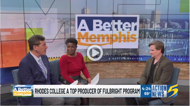 Jason Haberman discussing Rhodes College’s Fulbright success on A Better Memphis